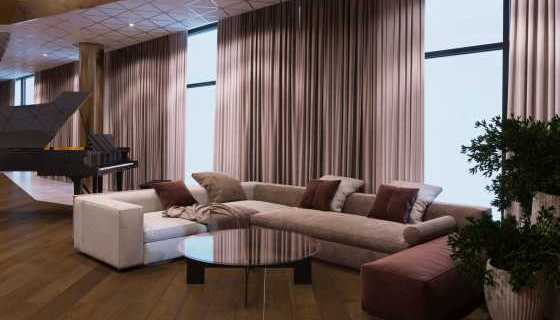 Sofas and coffee table by Minotti