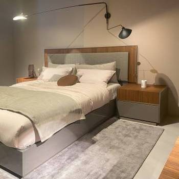 Double bed and bedside tables by ALF da Fré